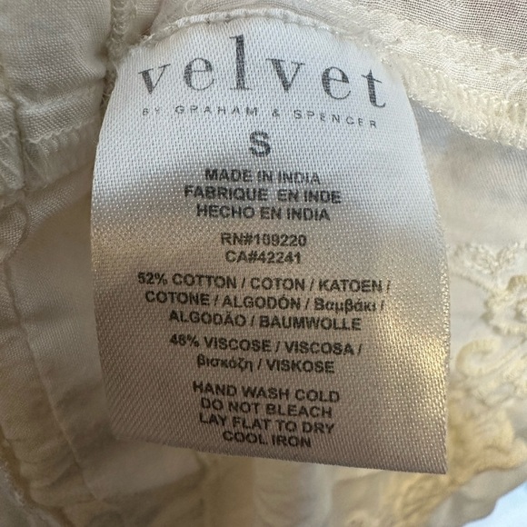 Velvet by Graham and spencer tunic top size small - Picture 6 of 7